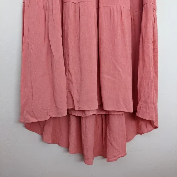 LOFT Flutter Sleeve Tiered Dress - Picture 7 of 11